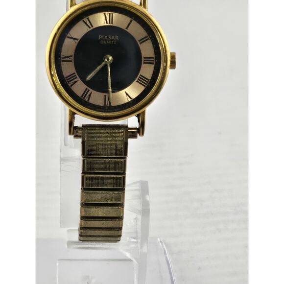 Ladies Pulsar By Seiko V810-0270 Petite Rare Vintage 80s New Battery Runs main image 5